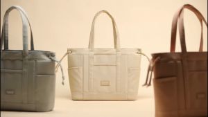 Túi tote nữ nhiều ngăn NATOLI túi tote đeo vai 2 mặt đeo vai đựng laptop cao cấp - BST Elegant Edge Bag T19