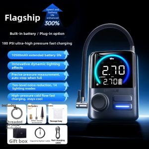 CAFELE | New Portable Wireless Car Tire Inflator with Pressure Measurement