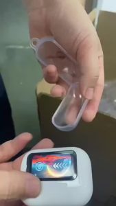 For A9 Pro Earphone Protective Cover Anti-fall Shockproof Dustproof Transparent Silicone Bluetooth Earphone Case