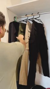 MARTRICH - Celana Cargo Panjang Pria Slim Fit Hijau Army