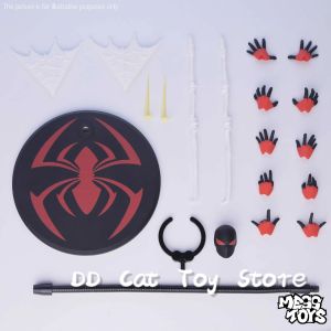New MessToys Spiderman Figure CT Toys Black Red Spider Man Figurine Mess Toys Action Figure Custom Model Gift Kid Customized Toy