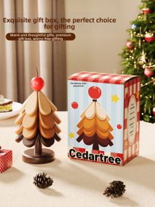 RUIDEDAN | Christmas Tree Wooden Heat-Resistant Table Mat