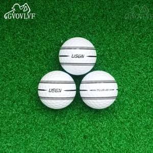 Bóng Golf Polyurethane USGN Khoảng Cách Siêu Dài Ba Lớp Bóng Thi Đấu Độ Cứng 80-90 Bộ Bốn Món