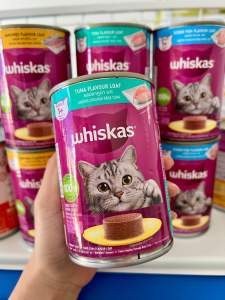 Pate Whiskas Cho Mèo Lon 400g 3 Vị Cá Biển Cá Ngừ Cá Mòi