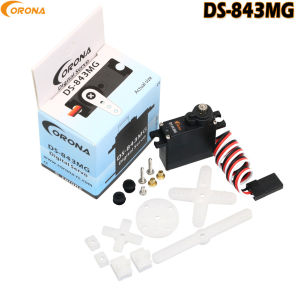mitoot | Corona DS843MG DS-843MG Digital High Torque Micro Servo 4.8kg / 0.10sec / 11.5g For RC Toy Car Plane DIY Robot Model