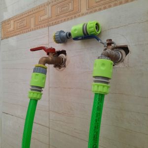 Bộ đầu nối vòi nước với ống dẫn nước 2 chi tiết cút nối nhanh cho máy rửa xe vòi tưới cây chất lượng cao dễ tháo lắp