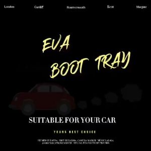 For Honda HRV 2015-2021 EVA Copolymer Car Boot Tray Luggage Cargo Trunk Tray Dulang But Kereta 汽车后箱垫