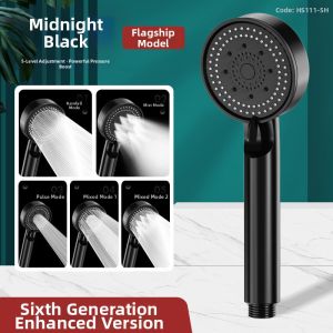 GOOIVIU | High Pressure Adjustable Shower Head 5 Modes Handheld