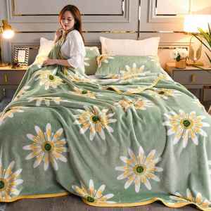 Multi-purpose Blanket Milk Velvet Coral Flannel