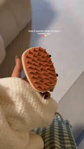 17KM Exfoliating Silicone Bath Brush Massage Bath Brush Body Scrubber Skin Washing Portable Massage Brush