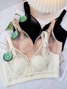 บราไร้โครงปรับได้สบายเป็นพิเศษ เซ็กซี่ หูกระต่ายถ้วยบาง ดีไซน์ ชุดชั้นในที่มองไม่เห็นเรียงรายคริสตัลสําหรับหญิงสาว