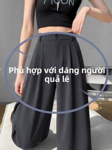 XIANYIJIAO | Quần Dài Mỏng Hè Cỡ Lớn Phối Tơ Lụa Đẹp