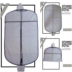 Hua Cj / Cover Jas / Model Spunbond Saccor Navy / Sarung Jas