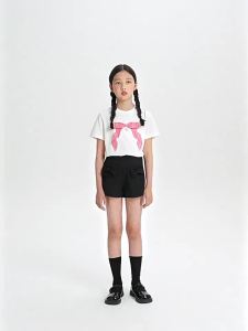 LOVESASAKIDS | Girls A-line Shorts Adjustable Elastic Side Zipper