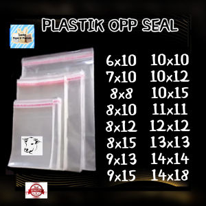 [ 100 PCS ] PLASTIK OPP BERBAGAI UKURAN  Utk Roti