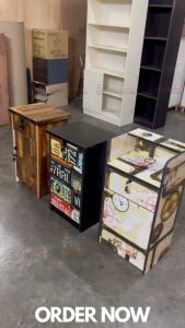 🎄12•12 MEGA SALES🎄Cabinet with lock H80x40x30cm(D2) SKU:9260