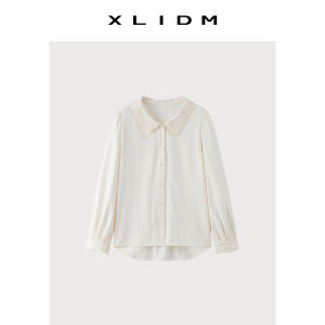 Large Size Thickened Milk Skin Shirt Hide Fat and Slimming Blouse