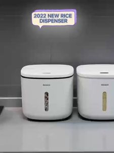 ECOCO กล่องใส่ข้าวสาร 5 กก. 10 กก. 2022 รุ่นใหม่ ถังใส่ข้าวสาร กันความชื้น กล่องเก็บอาหาร