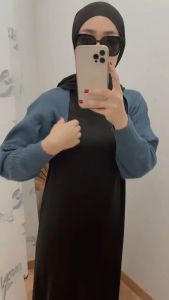 Koyu HIjab Outer Knit Rajut Premium Bolero Areta