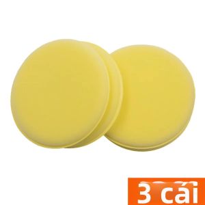 YONGRUN Miếng Bọt Biển Mềm Tròn Dùng Cho Xe Máy Làm Sạch Đánh Bóng Rửa Chà Sạch Chăm Sóc Chi Tiết Xe Máy Bánh Xe Tấm Ốp Thân Xe
