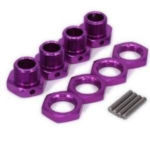 4PCS YSIDO Aluminum 17mm Hex Wheel Nuts Adapter for 1/8 1/7 ZD Racing HPI Redcat LRP TRAXXAS ARRMA HSP 94762 94081 RC Buggy Car