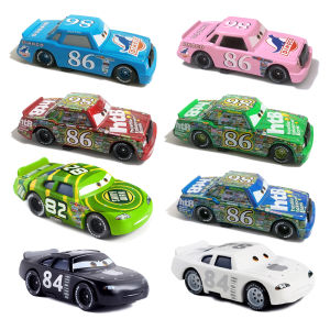 Takara Tomy | Pixar Cars 3 86 Pink Chick Hicks No:84 No:82 Cartoon Model Cars 1:55 Metal Die Casting Childrens Toys Child Birthday Gifts