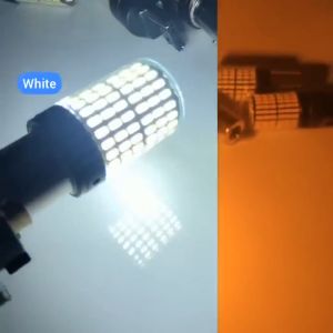 1PC Super Bright Canbus 144LED 1156/P21W /PY21W T20/7440/7443 1157/P21-5W Car Reverse Signal Brake Light Bulb Lampu