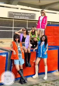 ES341 เสื้อกักวินมอเตอร์ไซค์ งานแท้ กระเป๋าหน้าสกรีนหน้า-หลังเทปสะท้อนแสงจริง เฟี้ยวสุดในซอย