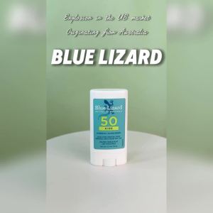 BLUE LIZARD Kids SPF 50 Mineral Sunscreen Stick 0.5oz Water Resistant No White Cast Oxybenzone Free Pocket-sized Travel Size Hydrating Facial Skincare