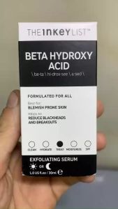 Tinh Chất Tẩy Da Chết Bha The Inkey List Beta Hydroxy Acid 30Ml