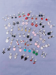 Childrens Ear Clip Cute Sweet Non-Pierced Earrings Student Cartoon NIS Style 2023 New Arrival Pseudo Earrings Easiest for Match