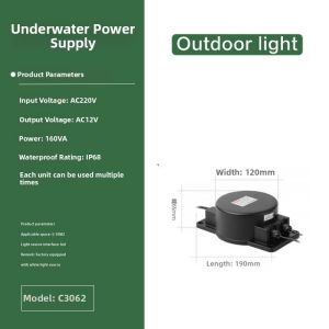 GAOBIGEGE | Waterproof LED Underwater Light 12V 24V