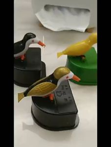 [SG Stock] Automatic Bird Toothpick Dispenser Retriever Holder Container Box Cute Decor | Local Shipping (INNO)