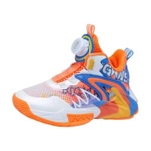 Breathable Mesh Childrens Basketball Shoes Anti-Slip Sport Shoes for Boys Summer New Style Durable up Sneakers Big Yellow Bee