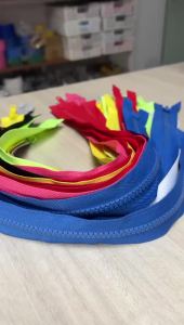 5# Resin Zipper 40/50/60/70/80/90/100/120 cm Length Open End Auto Lock Eco Plastic Zip for Jacket Clothing Sewing Accessory