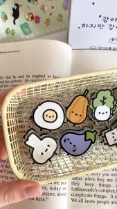 5PCS Cartoon Decoration Sealing Clip Note Clip PP Clip File Decoration Clipvegetable Clips