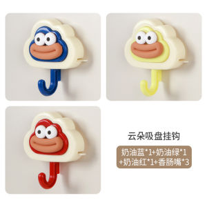 Strong Load Bearing Bathroom Hook No Drilling Required Adhesive Door Back Traceless Clothes Hook Wall Mounted Towel Sticky Hook