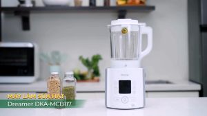 Máy làm sữa hạt và xay nấu đa năng DREAMER 1.75L xuất xứ Thái Lan xay thực phẩm nhuyễn mịn 8 chức năng nấu đa năng dễ vệ sinh bảo hành 12 tháng