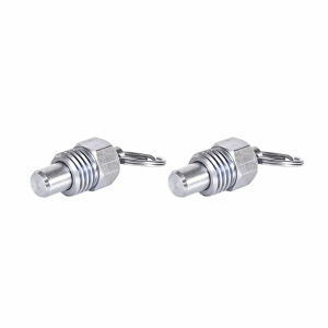 2PCS Factory Sale M6-4 M8-5 M10-6 Stainless Steel Short Retractable Index Plunger Pull Ring Lock Pin with Locking Screw