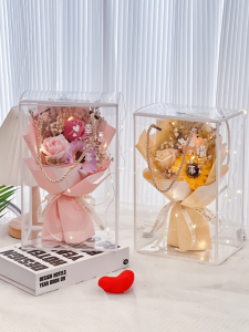 Creative Gift Box Flower Bouquet Teachers Day Valentines Day Girlfriend Birthday Present Teachers Gift Expression of Love