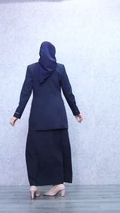Seragam PDH Biru Dongker Wanita Rok A