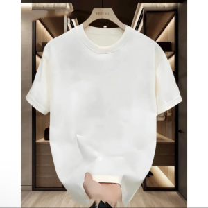 Áo Thun Cotton Nguyên Chất Màu Xanh Đậm Rộng Rãi Mùa Hè Cho Nam Áo Thun Thể Thao Màu Trắng Làm Nổi Bật Chất Lượng Hàng Hóa