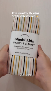 Oluchi Kids Ultra Soft & Breathable Bamboo Premium Swaddle Blanket (120 x 120cm)