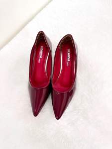 Sepatu wanita Dearva Lusica IMP3 Heels 3 cm Glossy Sepatu kerja Dearva Lusica kualitas Import premium
