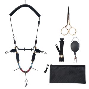 Goture Fly Fishing Lanyard Lightweight Quick Release Fly Fishing Tools with EVA Foam Neck Strap Fly Fishing Accessories