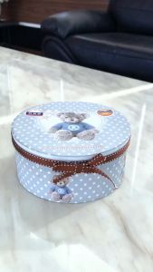 RRS แก้วกาแฟ แก้วเซรามิก พร้อมจานรอง 1ใบ ลายหมี - ในกล่องของขวัญ