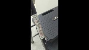 2 Step Extra Wide Anti Slip Foldable Ladder Lightweight Folding Step Stool Sturdy Steel Ladder