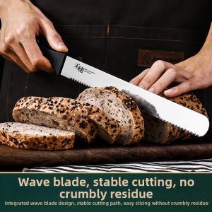 plys | Non-Crumbling Sharp Serrated Bread Knife
