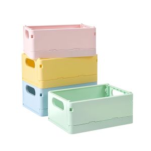 Dormitory Desktop Storage Box Book Snack Toy Storage Basket Simple And Foldable Storage Box Miscellaneous Items Storage Basket