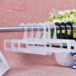 20Pc Simple Rectangular Multifunctional Hanger Storage Rack Mini Hanger Saving Space Clothes Hanger